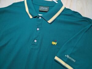 Masters Collection Men's Large Golf Club Polo Shirt Cotton Mercerized Knit Green